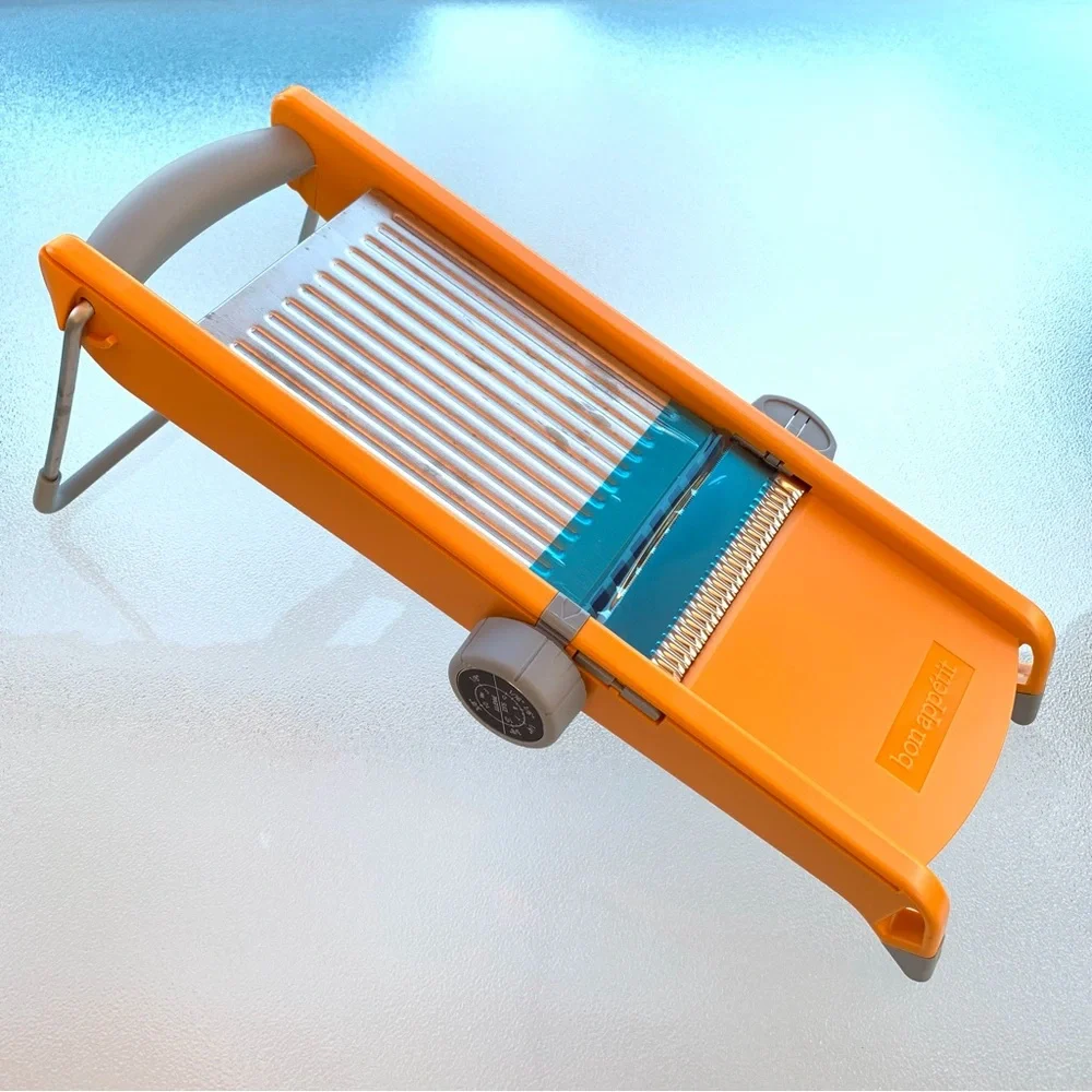 Bon Appetit Orange Adjustable Julienne Blades Mandoline